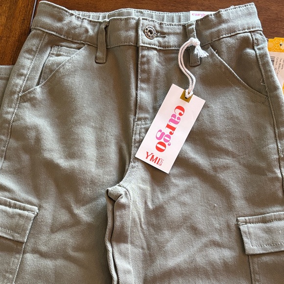 YMI Olive Cargo Pants girls size 10 - Picture 1 of 7